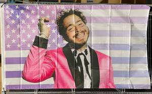 lot 47A image: New 3 x 5 Post Malone Music USA Flag Country Hip Hop Pop O