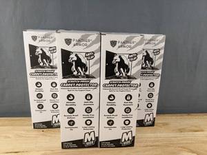lot 160 image: Brand New Set of 6 Panther Armor Anti-Slip Scratch Proof Carpet Protector Mats 12.2 x 43 B