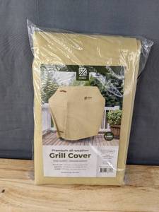 lot 38B image: Brand New Zober Premium All Weather Mustard Grill Cover 64 B