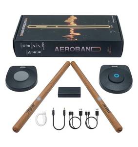 lot 3 image: Brand New AeroBand Electronic Drum Set PocketDrum2 PLUS, Air Drum Sticks & Pedals & Bluetooth Adapter $159.99 Retail B