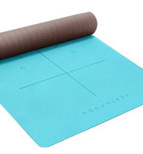 lot 186 image: Brand New Heathyoga Eco Friendly Non Slip Yoga Mat  B