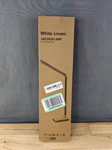 lot 182 image: Brand New LED Desk Lamp in White B