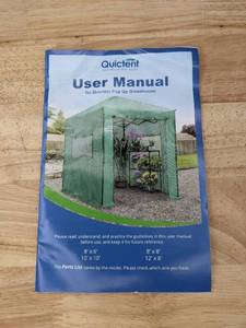 lot 34 image: New Quictent Pop Up Greenhouse 8 x 6 B