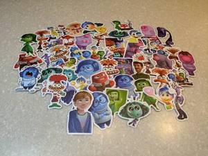 lot 423 image: 50 Total Brand New Stickers From The Movie Inside Out P