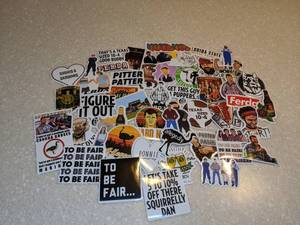 lot 439 image: Brand New 50 Total Sitcom Letter Kenny Stickers Hilarious and Witty P