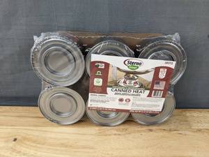 lot 205 image: Brand New 6-Pack Sterno 2-Hour Canned Heat L