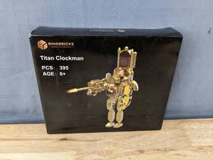 lot 81K image: Brand New Skibidi Toilet Clockman Titan Building Sets Multiverse Series Figures Kit (395PCS) L