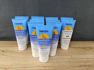 lot 103K image: 11 Brand New Bottles of Coppertone Complete Face 45 SPF Sunscreen $110 Retail W