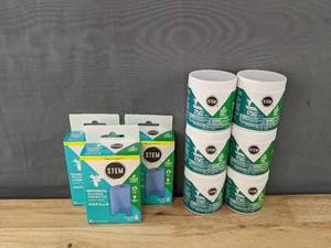 lot 130K image: Brand New Lot of 6 Stem Fruit Flies Trap and 3 Stem Flying Insects Light Trap Refills Retails $81 W