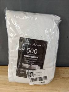 lot 224 image: New XOOX Linen 500 Thread Count Fitted Sheet Size Queen L
