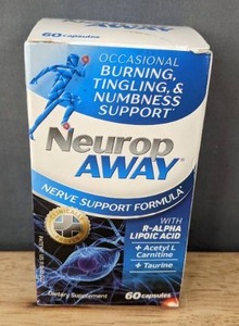 lot 230 image: New Neurop Away Nerve Support Supplement - 60 Capsules L