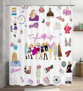 lot 52H image: Brand New Taylor Swift Shower Curtain 72 x 72 L