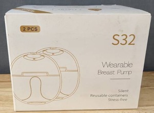 lot 16 image: Brand New 2-Piece S32 Wearable Breast Pump $599.99 Retail S
