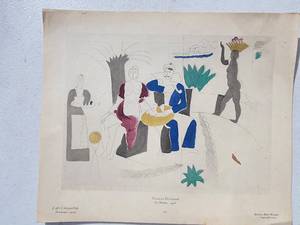 lot 41 image: Charles Dufrense Le Marin 1923 Color Insert Print