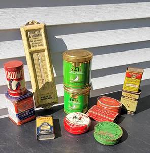 lot 56 image: Antique Household Tin Collection