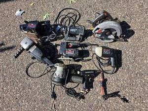 lot 74 image: Corded Power Tool Bundle A