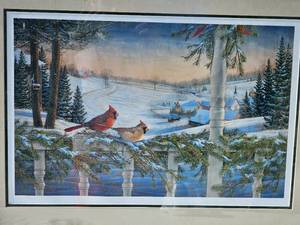 lot 104 image: Sam Timm Sign Print  Holiday Friends