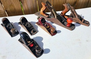 lot 69 image: Vintage Stanley Hand Plane Group
