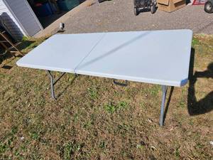 lot 115 image: 6 Foot Folding Table ( Quantity Two)