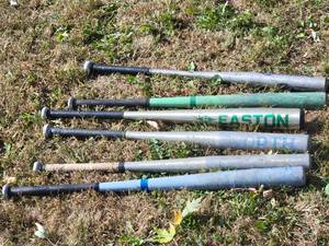 lot 114 image: Mens League Softball Bat Collection - (6)