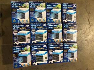 Lot of ARCTIC AIR 76 CFM 4 Speed Portable Evaporative Cooler for 45 sq. ft.    Customer Returns See Pictures