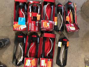 Lot of Husky 4000 sq. ft. Poly Base Oscillating Sprinkler  Customer Returns See Pictures