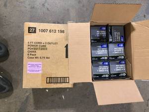 Lot of Commercial Electric 3-Outlet 3-USB Cube  Customer Returns See Pictures