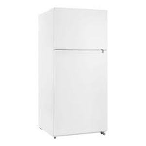 Vissani 18 cu. ft. Top Freezer Refrigerator DOE in White Customer Returns See Pictures