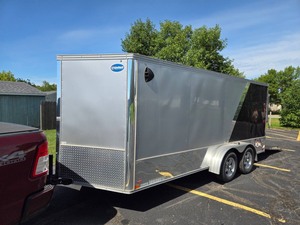 2021 16x7 United Enclosed Trailer
