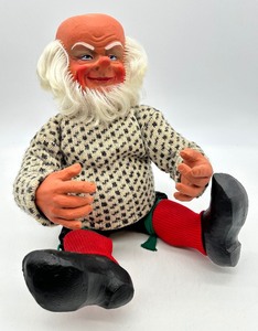 lot 80 image: VINTAGE 1960s ARNE HASLE Posable LATEX Norwegian Elf Troll Doll