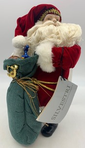 lot 50 image: SILVESTRI Christmas Santa Figurine with Original Tags & Box