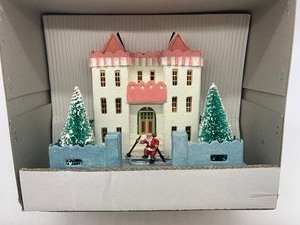 lot 36 image: Vintage CHRISTOPHER RADKO Shiny Bright Village House NIB - Blue Spruce Drive