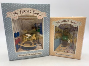 lot 30 image: Vintage GUND - THE LITTLEST BEARS - NIB Set of 2 Ornaments