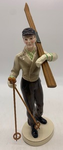 lot 29 image: Vintage HERTWIG KATZHUTTE The Skier Figurine