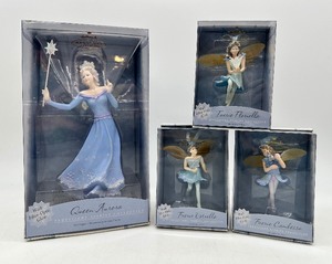 lot 83 image: Set of NIB HALLMARK KEEPSAKE Frostlight Fairies ORNAMENTS