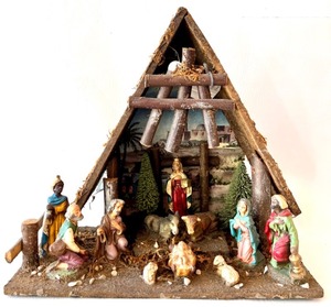 lot 117 image: ITALIAN Made Nativity Scene