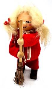 lot 135 image: Vintage ORIGINAL LJUNGSTROMS of SWEDEN Handmade Christmas Figure