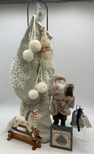 lot 274 image: CHRISTMAS Decor including 2 Stockings, Nicole Miller and More