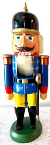 lot 235 image: ERZGEBIRGE Handmade German GDR Soldier Nutcracker
