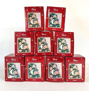 lot 225 image: FLAVIA Boxed Ornaments NIB - QTY 9
