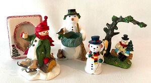 lot 485 image: Delightful Christmas Snowmen including BRINNCO