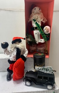 lot 345 image: CENTURY Collection Christmas Santa, Possible Dreams Old Car and More