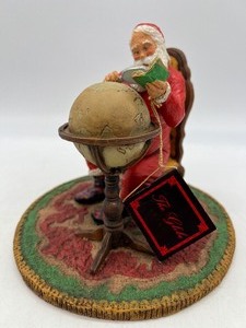 lot 441 image: LA BOURG ET DREY The Globe - Santa Figurine Sculpture with Original Tags