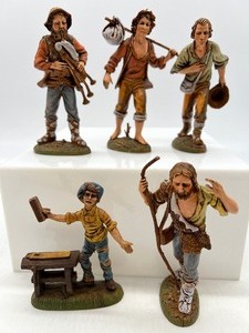 lot 522 image: Vintage LANDI Figurines - ITALY - QTY 5