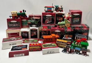 lot 503 image: All Aboard Assorted Train Toys, Figures and Ornaments including HALLMARK