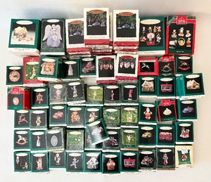 lot 505 image: VINTAGE HALLMARK Keepsake Ornament Miniature Bundle NIB