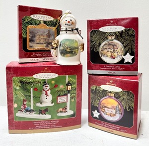 lot 542 image: HALLMARK Keepsakes THOMAS KINKADE Ornaments