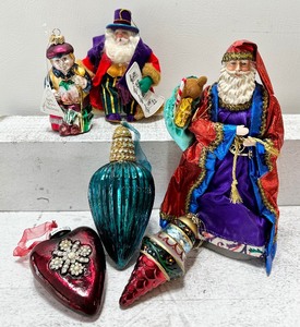 lot 544 image: Jewel Tone Christmas Bundle including DEPARTMENT 56