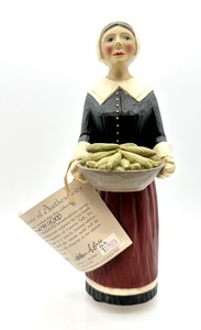 lot 558 image: LEO SMITH Pilgrim Woman with Basket and Original Tag