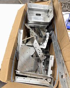 lot 96 image: Galvanized Structural Wood Building Brackets & Braces